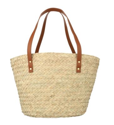 M K Straw Bag