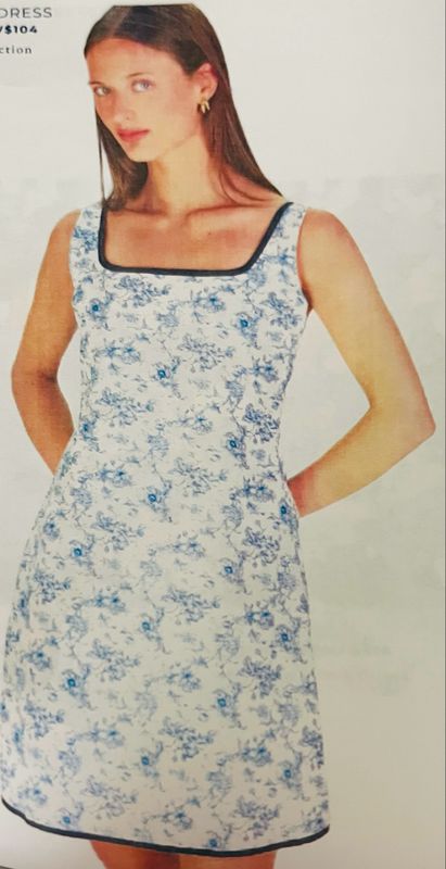 Duffield Lane Dempsey Dress in Navy Floral