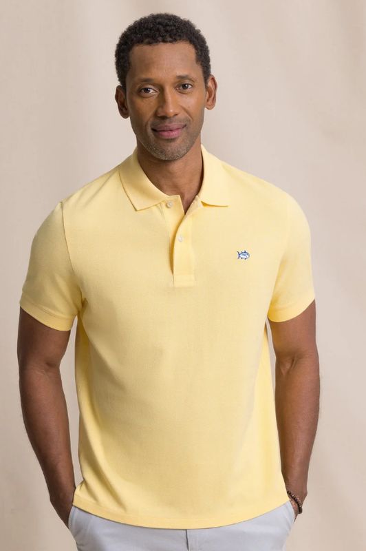 Southern Tide Skipjack Polo Shirt in Pineapple
