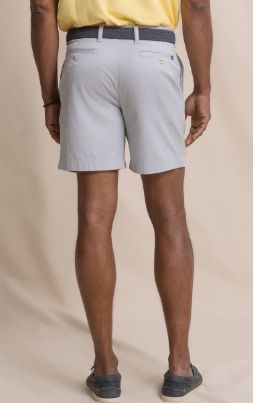 Southern Tide 7" Channel Marker Chino Short in Seagull Grey