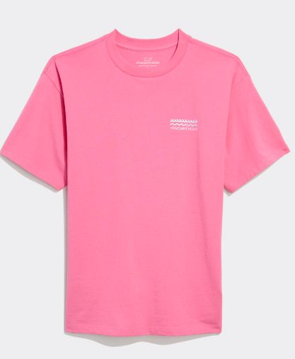 Vineyard Vines Women's Vitamin Sea Boyfriend Crew Short-Sleeve Tee