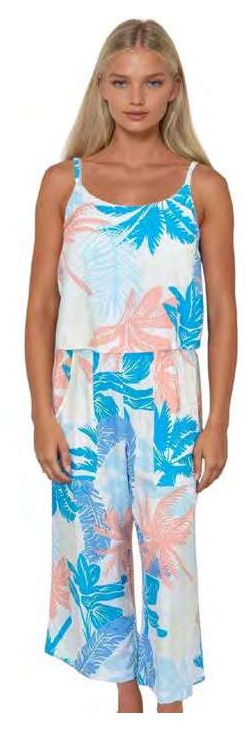 Santiki Crystal Jumper in 1825 - Blue Tan Leaf Stamp