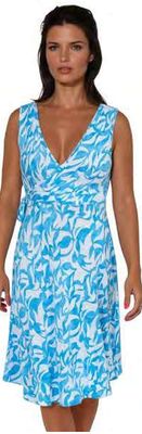 Sanitki Delanie Dress in 1894 - Blue Waves *Color Shown*
