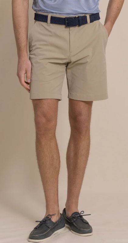 Birdie 8" Coastal Breeze® Performance Short *New Cooling Fabric* in Sandstone Khaki