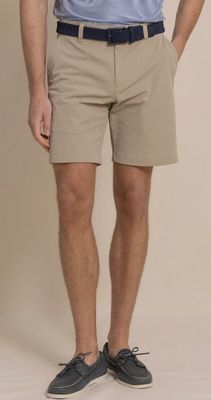 Birdie 8" Coastal Breeze® Performance Short *New Cooling Fabric* in Sandstone Khaki