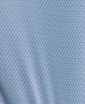 Collars &amp; Co. Semi-Spread Collar Polo in Vantage Sky Blue