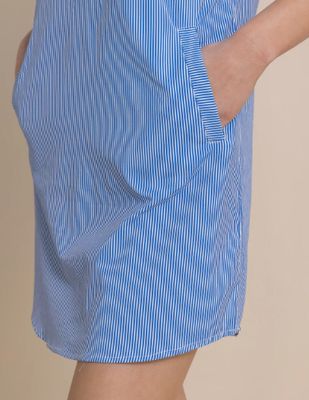 Southern Tide Kamryn Stripe Coastal Breeze® Dress in Cobalt Blue