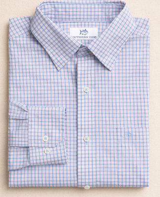 Southern Tide Crescent Beach Charleston Sport Shirt in Ocean Channel