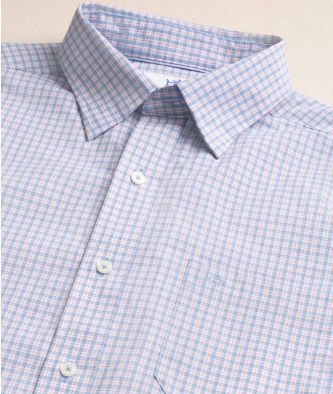 Southern Tide Crescent Beach Charleston Sport Shirt in Ocean Channel