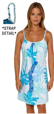 Santiki Jenny Dress in 1842 Blue Palm