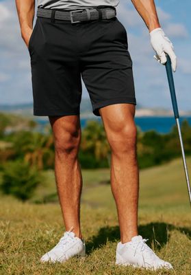 Southern Tide brrr°®-die 8" Performance Short in Caviar Black