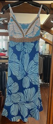 Santiki Lillian Dress in 1843 Blue Floral