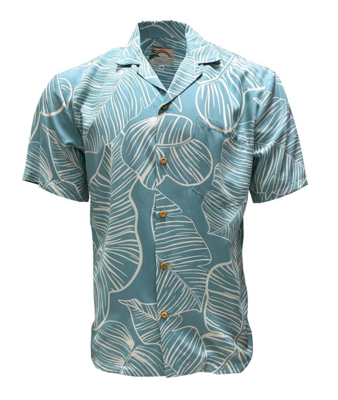 Paradise Found Taro Leaf in Aqua