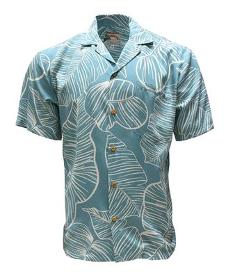 Paradise Found Taro Leaf in Aqua