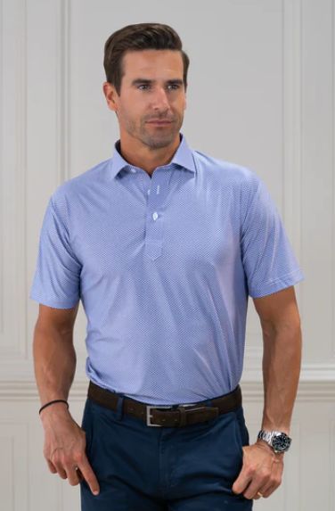 Collars &amp; Co. Featherweight Flex Polo Congressional Navy