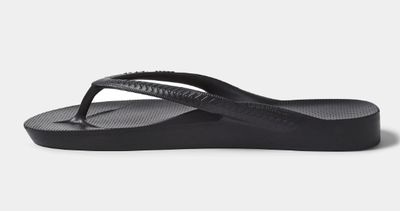 Archies Footwear Women's Arch Support Flops in Black