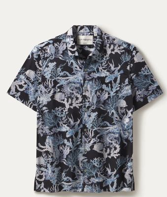 Tori Richard Octopus's Lawn ~Cotton Lawn~ Shirt in Black