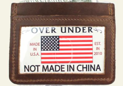 O U 5033 Horween Simple Card Wallet