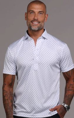 Collars &amp; Co. Original Pebble Beach Five Diamond Polo in White