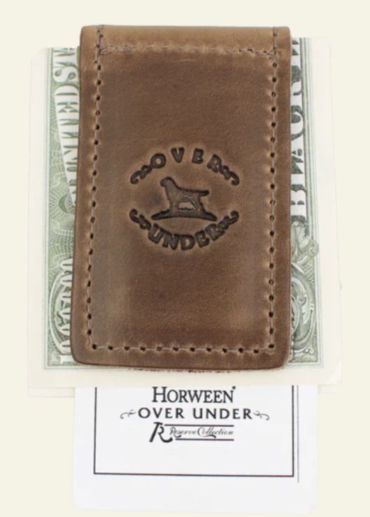 Over Under Horween Magnetic Money Clip