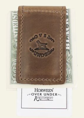 Over Under Horween Magnetic Money Clip