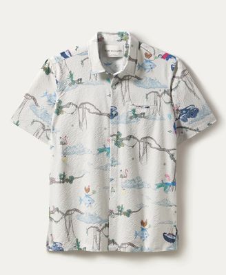 Tori Richard Curious Sky - Tradewind Technology in Off White