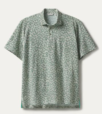Tori Richard Infinity Palms Polo - Tradewind Technology - in Green