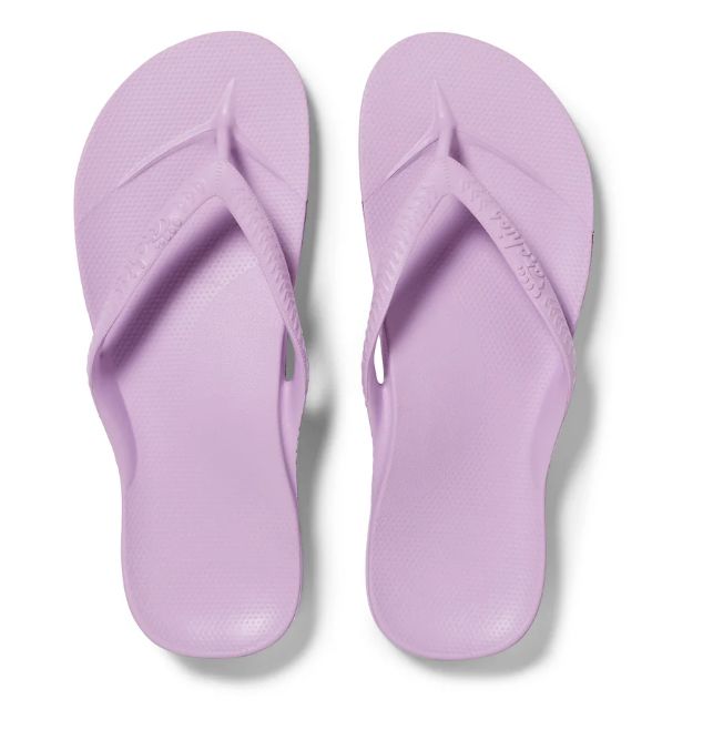 Archies Footwear Women's Arch Support Flops in Lilac