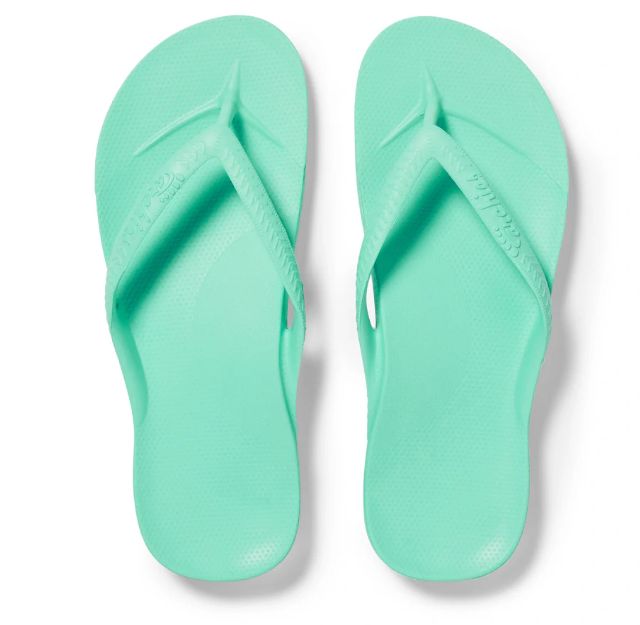 Archies Footwear Women's Arch Support Flops in Mint