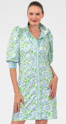 Gretchen Scott Swagger Dress - Smell the Roses in Kelly/Peri
