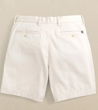Southern Tide 7" Channel Marker 7" Stretch Chino Short in Stone