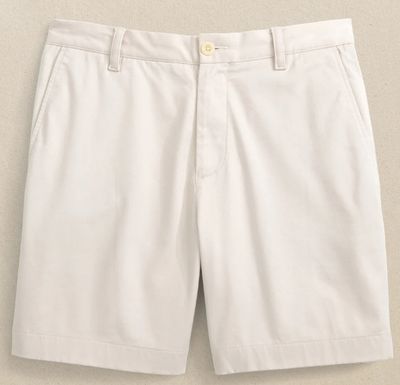 Southern Tide 7" Channel Marker 7" Stretch Chino Short in Stone