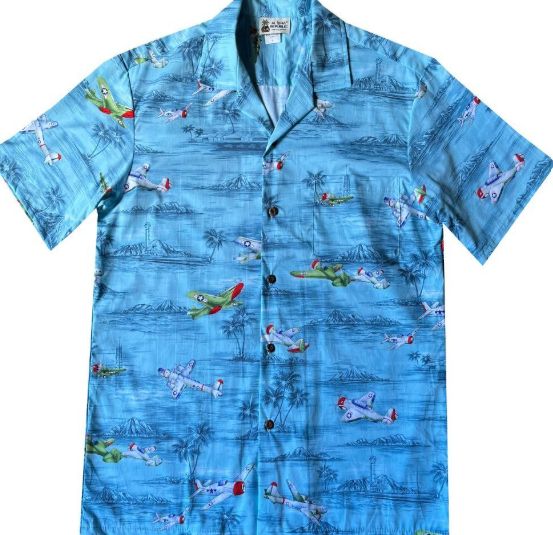 Aloha Republic World War 2 Planes in Blue