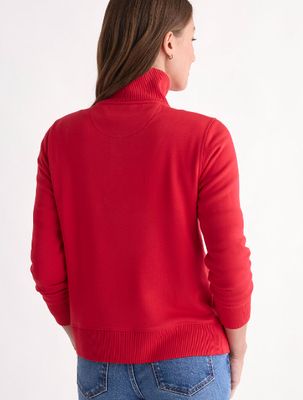 Vineyard Vines Dreamcloth® Quarter-Zip in Red Velvet