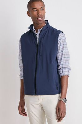 Vineyard Vines Performance Mariner Soft Shell Vest in Nautical Navy