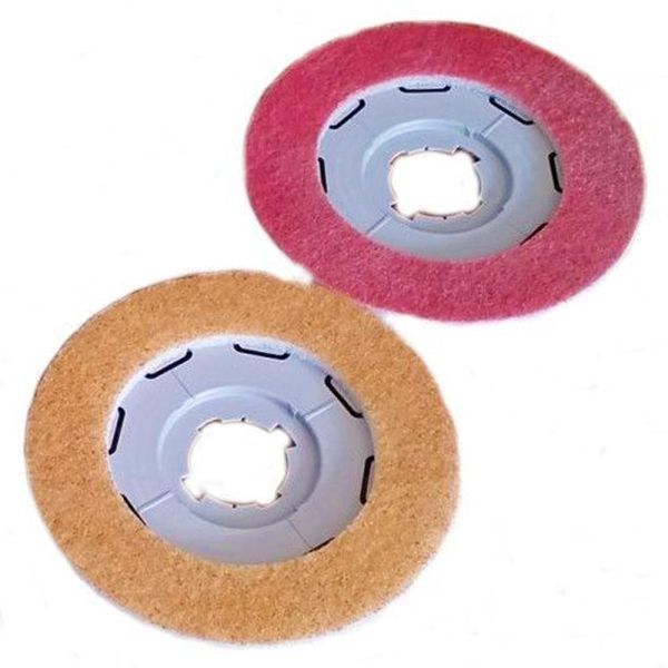 Sebo Disco Replacement Polishing Pads (Red &amp; Yellow)