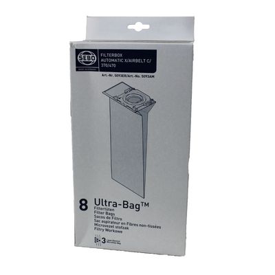 Sebo Bag Box X, G, C, 300/350, 370 (8-Piece Carton)