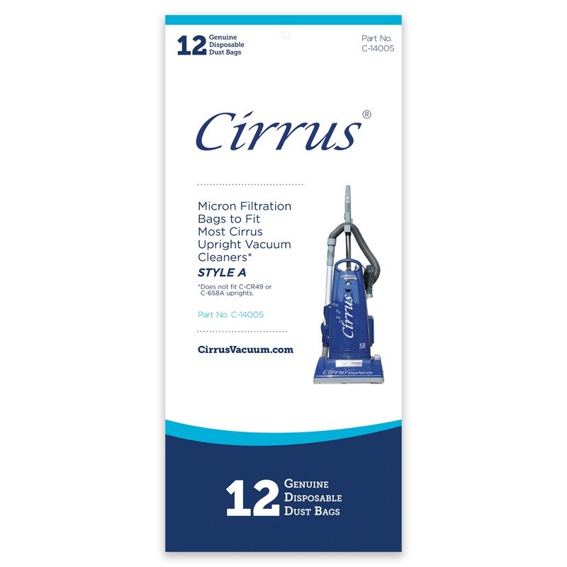 Bags, Paper, Style A, 12 Pack, Paper For Cirrus
