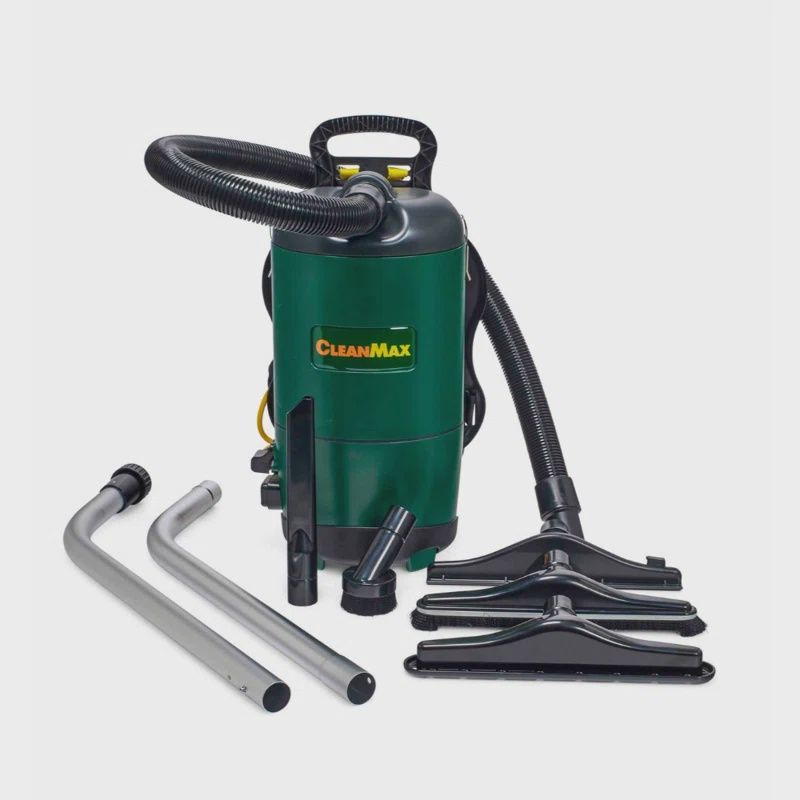 CleanMax Commercial Backpack Vacuum, 6 qt