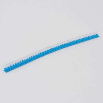 Brush Strip White Crimped PV Delicate Carpet Clamp Design