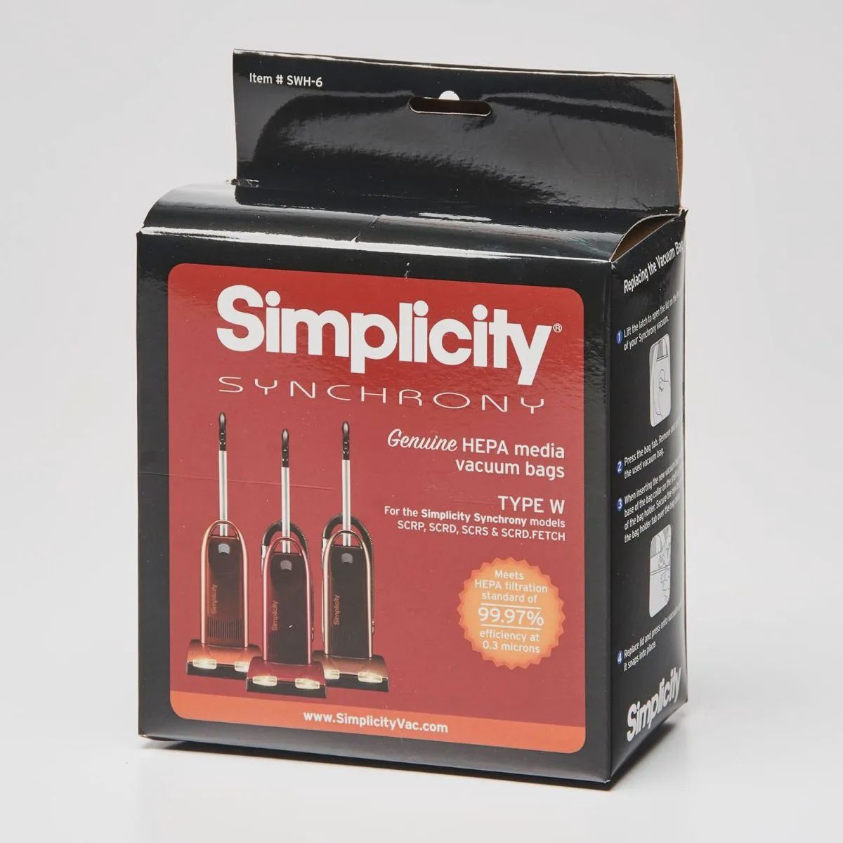 Bags Type W For Simplicity Synchrony Pack Of 6