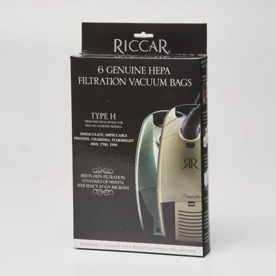 Bags Type H For Riccar Canisters Pack Of 6