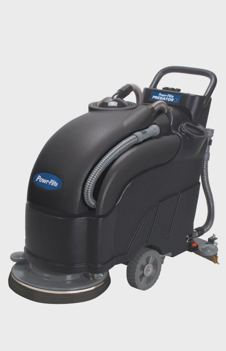 Powr-Flite Predator Walk Behind Automatic Scrubber 17&quot; PAS17BA-BC