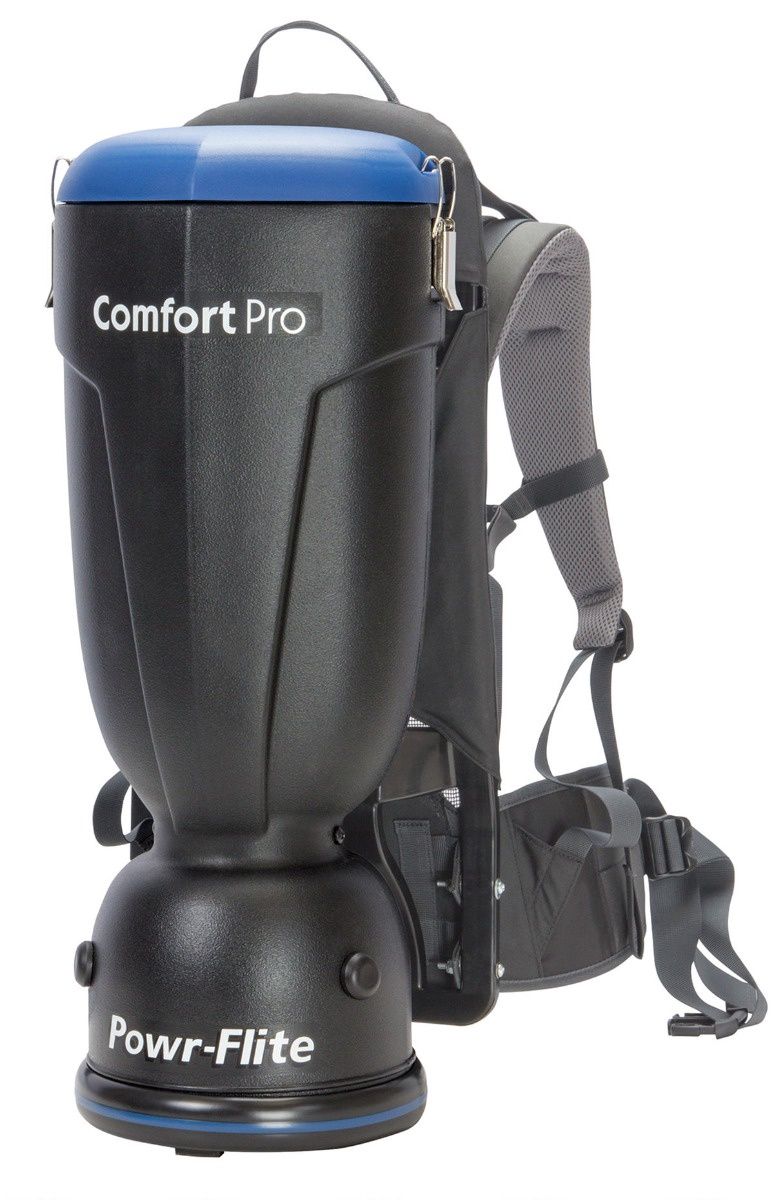 Powr-Flite Premium Comfort Pro Backpack Vacuum - 10 Quart BP10P