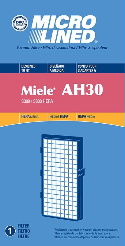 Filter, 1 Pack, Miele AH30 S300/S800 HEPA, Generic