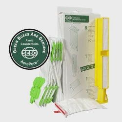 Sebo HEPA Service Box X7/X8 (8 bags, HEPA Microfilter, Exhaust filter, &amp; Sealing Strip)