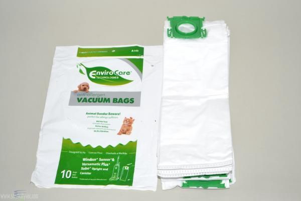Bags, Cloth, 10 Pack, For Windsor Sensor, Sebo Mechanical 300/350, Automatic X Generic