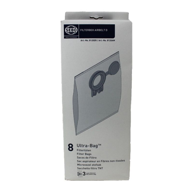 Sebo Bag Box Airbelt D (8 bags with caps)