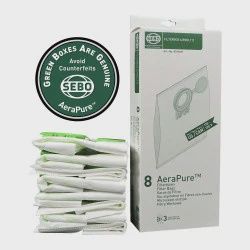 Sebo Bags 8pk Ultra-Bag Box 1.5 Gal Airbelt D4