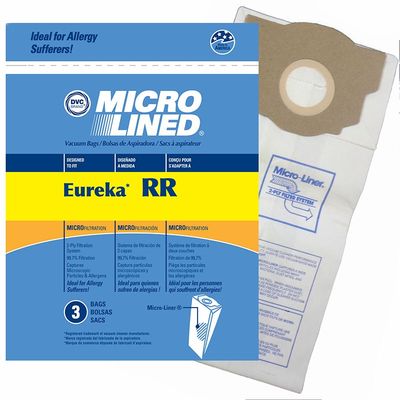 Bags, Paper, Type RR, 3 Pack, For Eureka, Generic